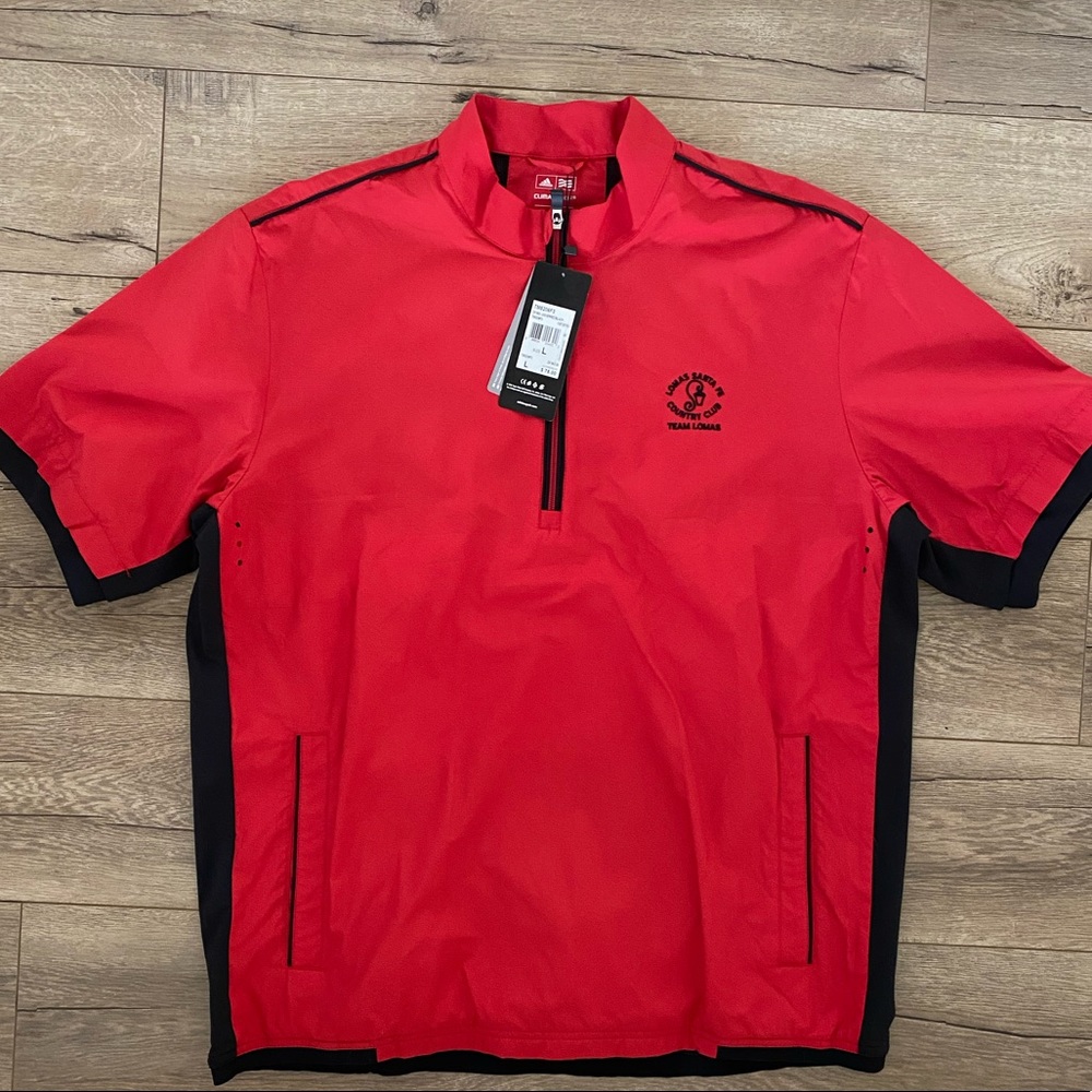 New Adidas Golf Windproof Short Sleeve Jacket
